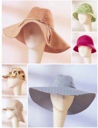 3787 FLOPPY, BUCKET,BALL CAP,BACK FLAP HATS PATTERN S-LG